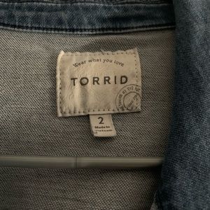 Torrid Short Sleeved Jean Jacket